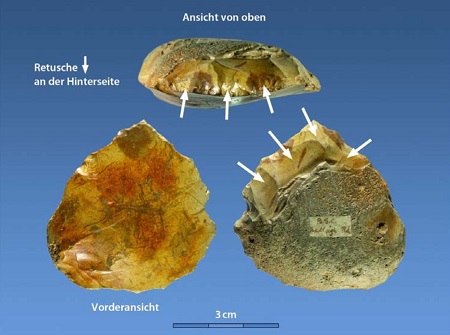 Querschaber oder eine gedrungene Spitze von Ipswich.